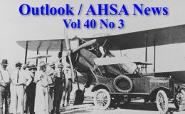 Cover splash image for Outlook AHSA Newsletter Vol 40 No 3